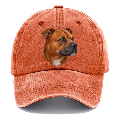 Staffy Red Velvet Profile Pastimes Companions Classic Cap – Terracotta Clay