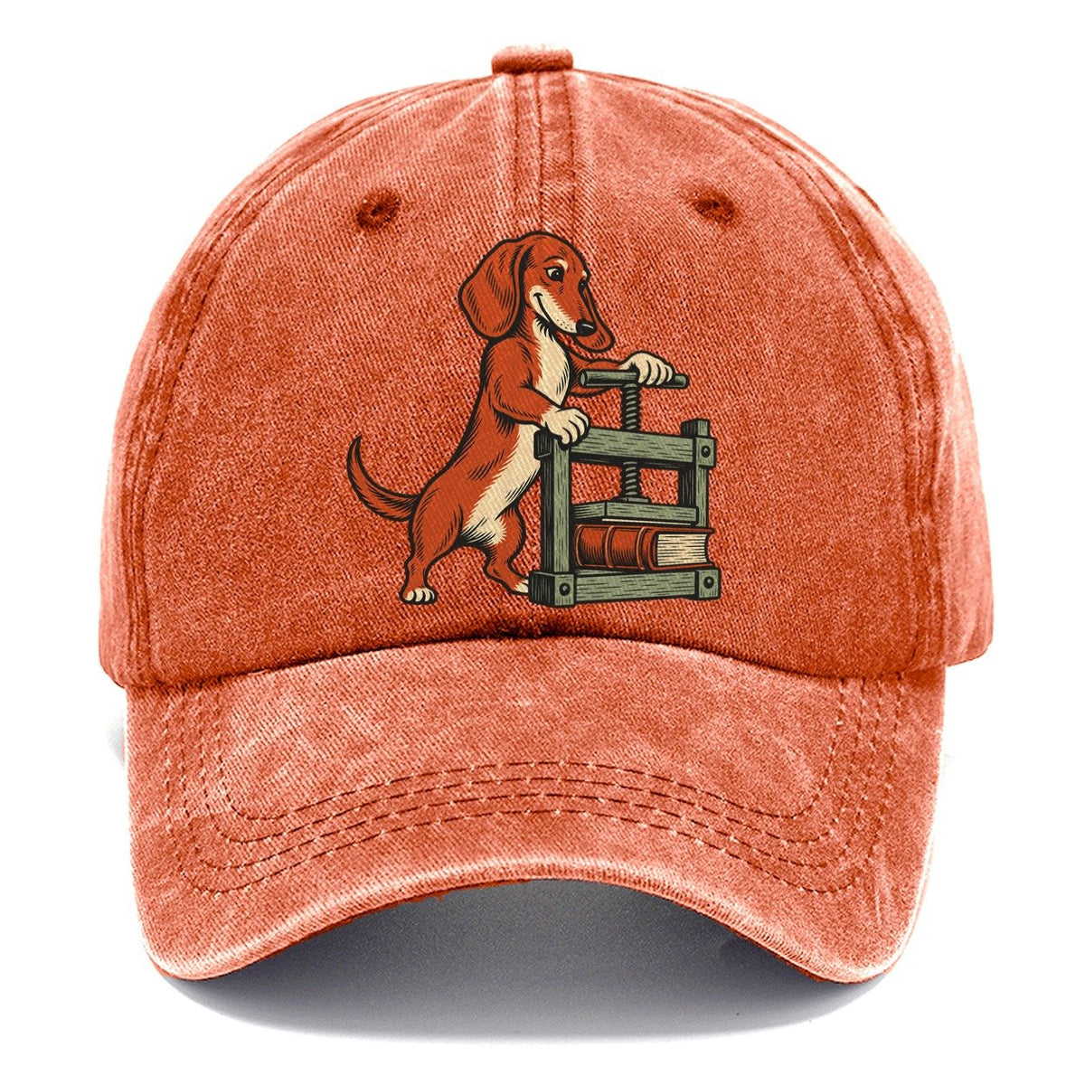 Dachshund Bookbinder Sundown Familiars Classic Cap – Terracotta Clay