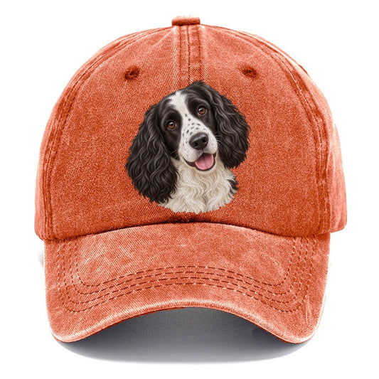 Springer Black And White Tilt Pastimes Companions Classic Cap – Terracotta Clay