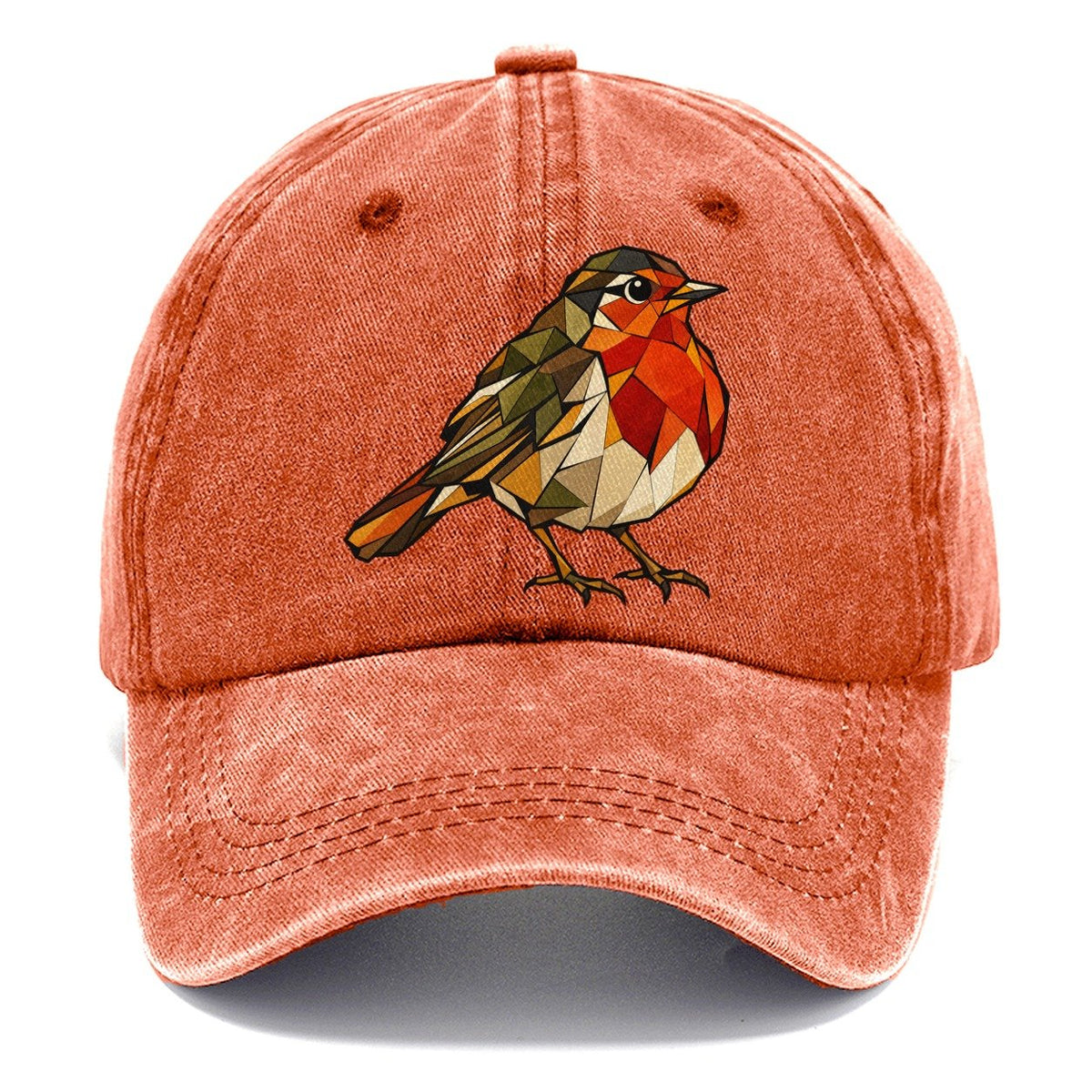 American Robin Wildwood Mosaic Classic Cap – Terracotta Clay
