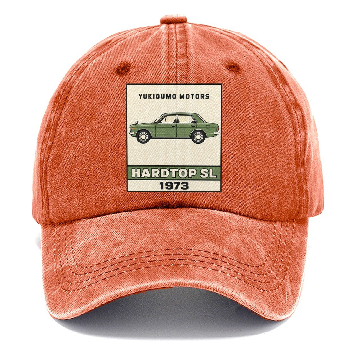 Yukigumo Hardtop Showa Speed Plates Classic Cap – Terracotta Clay