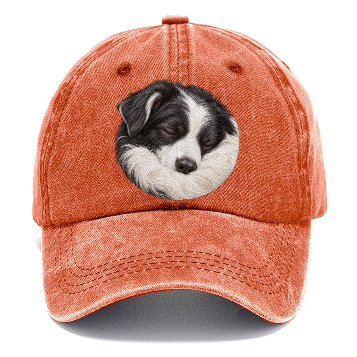 Border Collie Ruff Tuck Pastimes Companions Classic Cap – Terracotta Clay