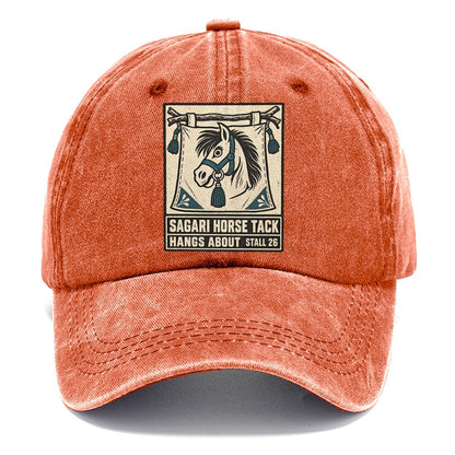 Sagari Horse Tack Yokai Night Market Classic Cap – Terracotta Clay