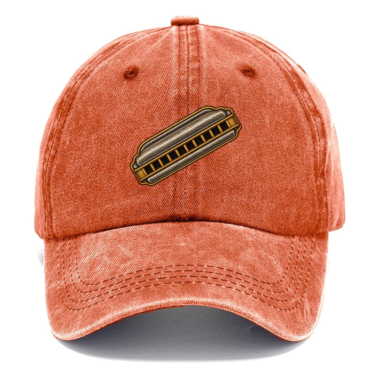 Ten Hole Harmonica Classic Cap – Terracotta Clay