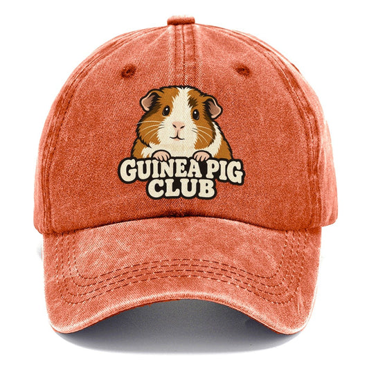 Guinea Pig Club Small Pet Logos Classic Cap – Terracotta Clay