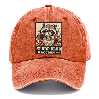 Raccoon Stolen Slurp Club Classic Cap – Terracotta Clay