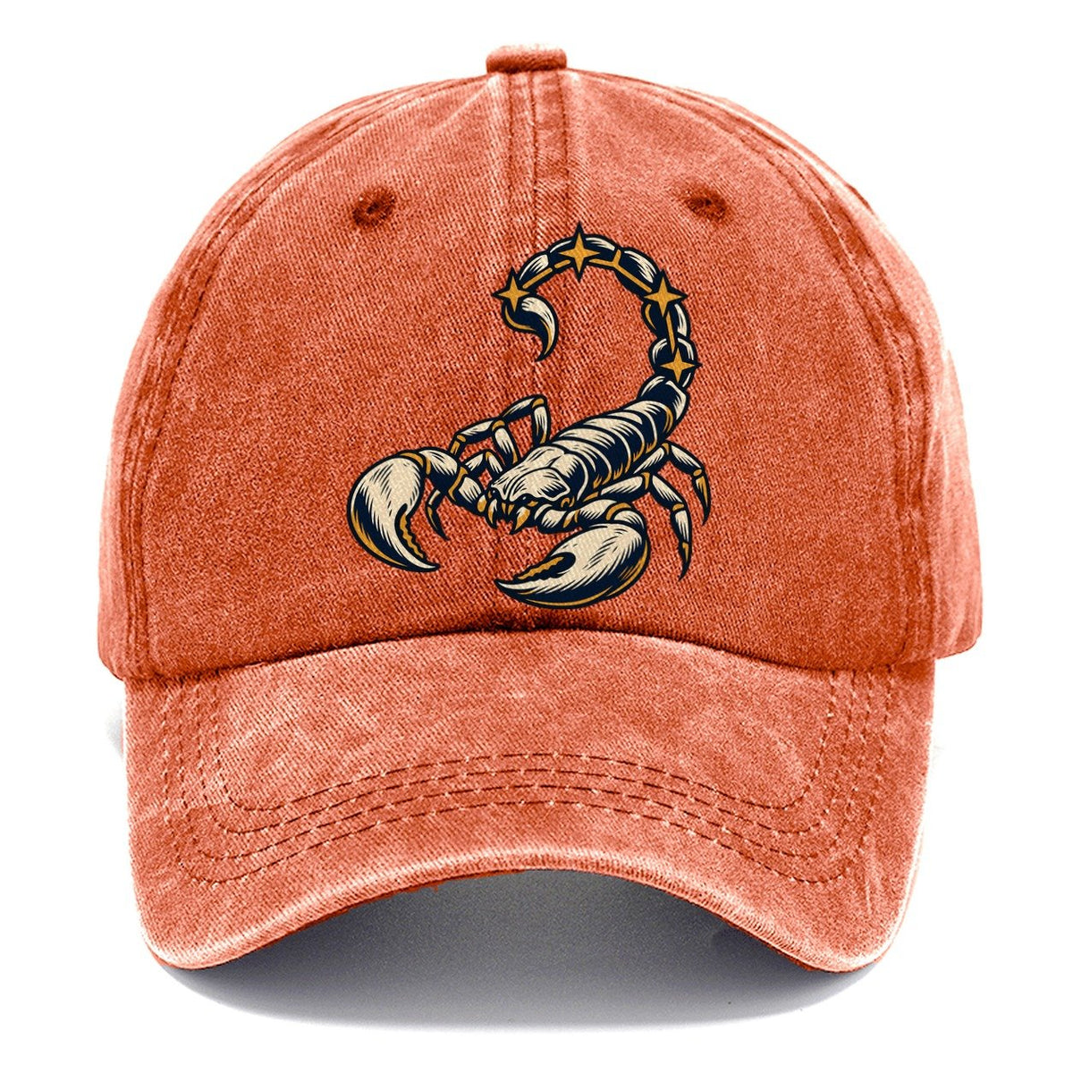 Scorpion Constellation Tail Sundown Familiars Classic Cap – Terracotta Clay