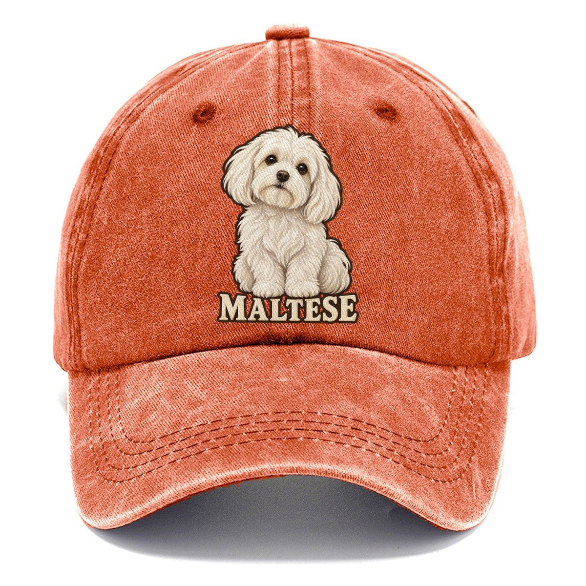 Maltese Name Line Fan Favorites Classic Cap – Terracotta Clay