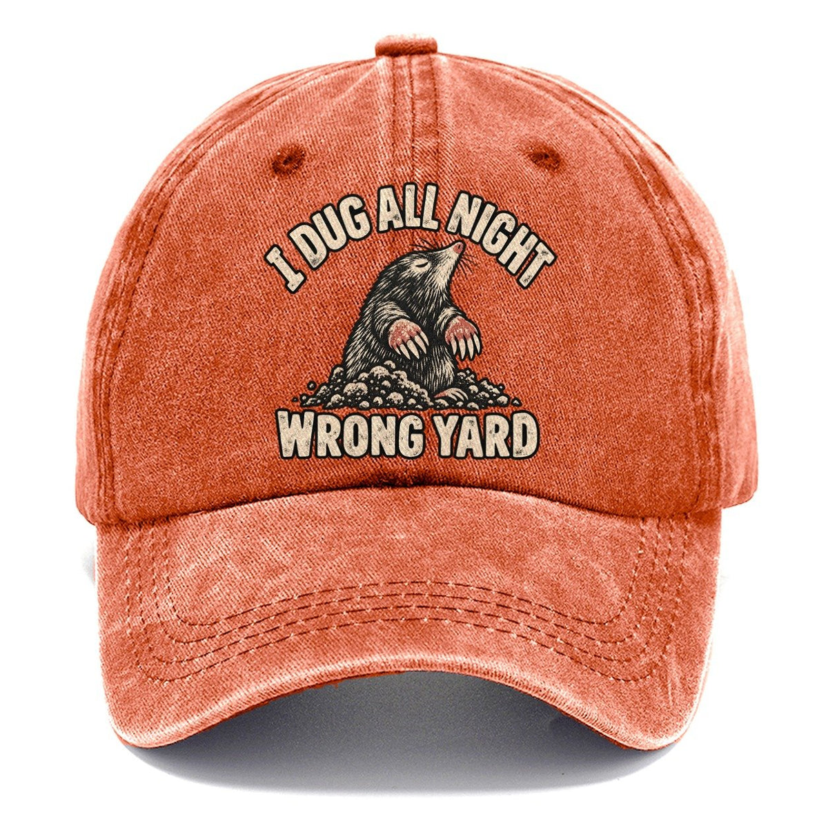 Mole Wrong Yard No Worm Club Classic Cap – Terracotta Clay