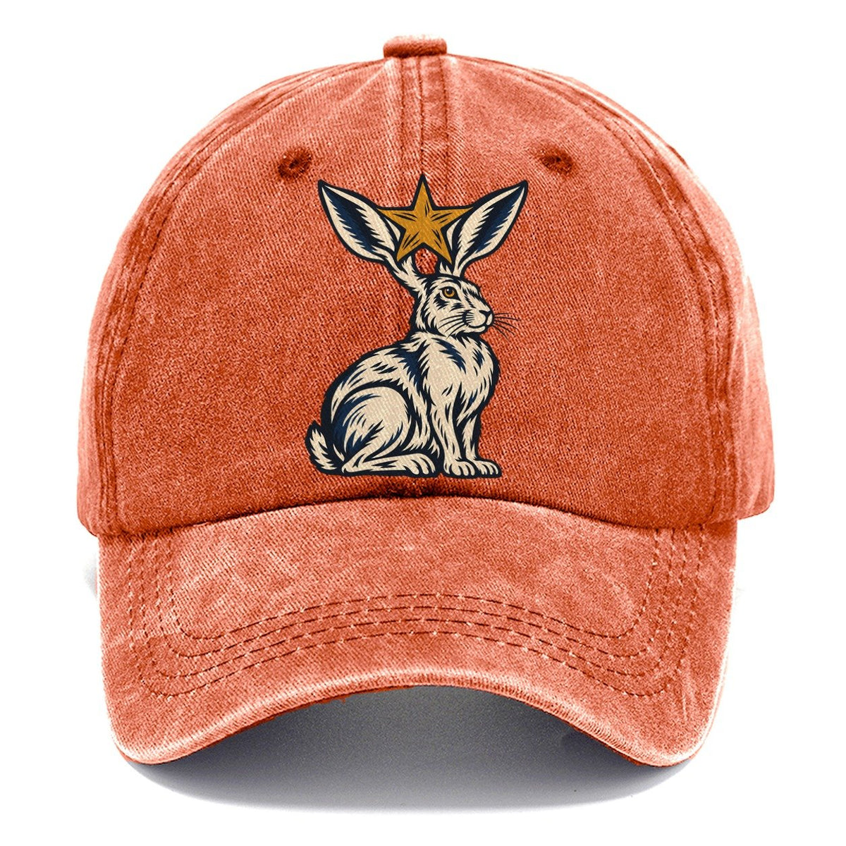 Jackrabbit Star Ears Sundown Familiars Classic Cap – Terracotta Clay