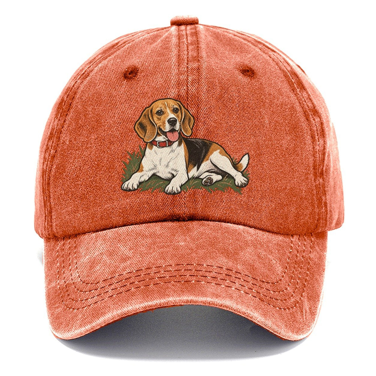 Beagle in Grass Classic Cap – Terracotta Clay
