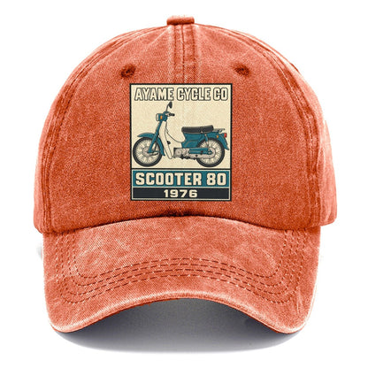 Ayame Scooter 80 Showa Speed Plates Classic Cap – Terracotta Clay