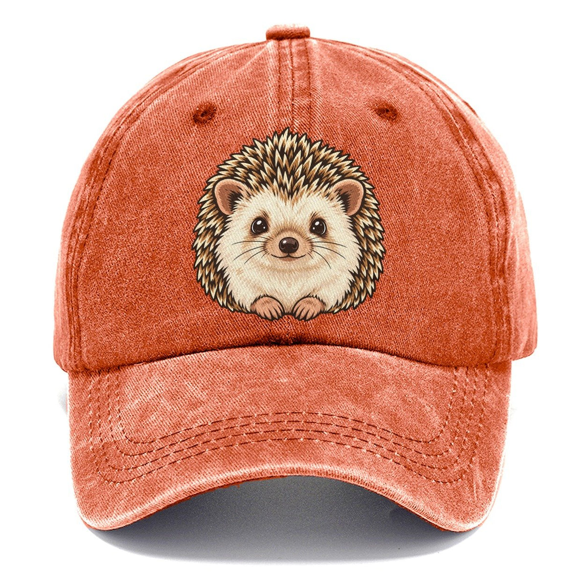 Hedgehog Round Face Small Pet Logos Classic Cap – Terracotta Clay