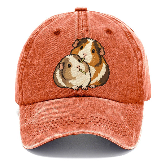 Guinea Pig Hay Share Small Pet Logos Classic Cap – Terracotta Clay