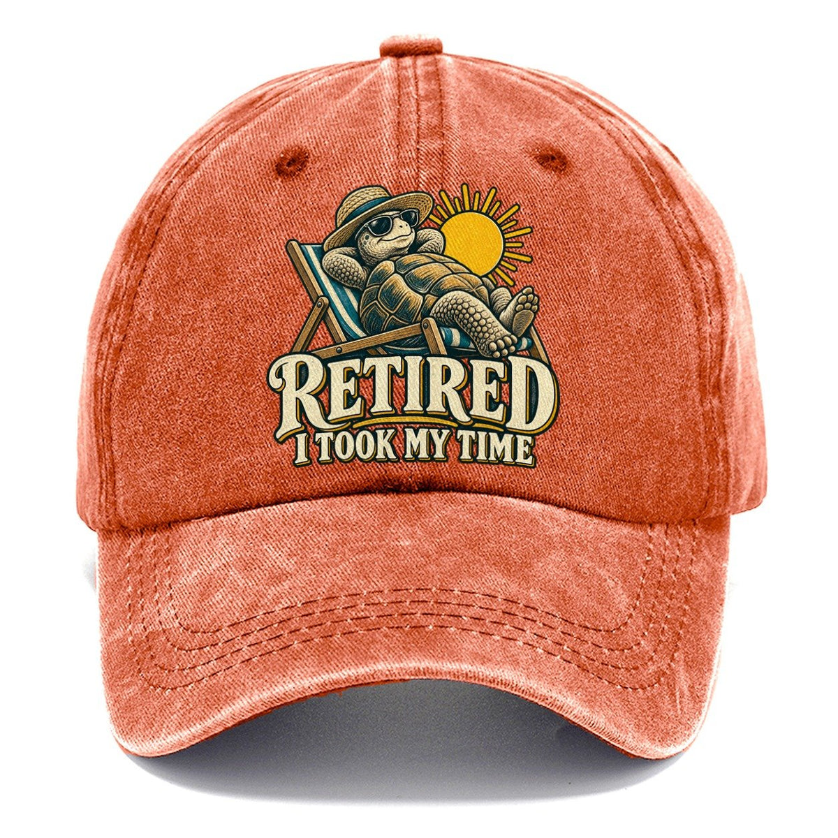 Retired Took My Time Everyday Originals Classic Cap – Terracotta Clay