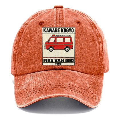Kappa Fire Van Showa Speed Plates Classic Cap – Terracotta Clay