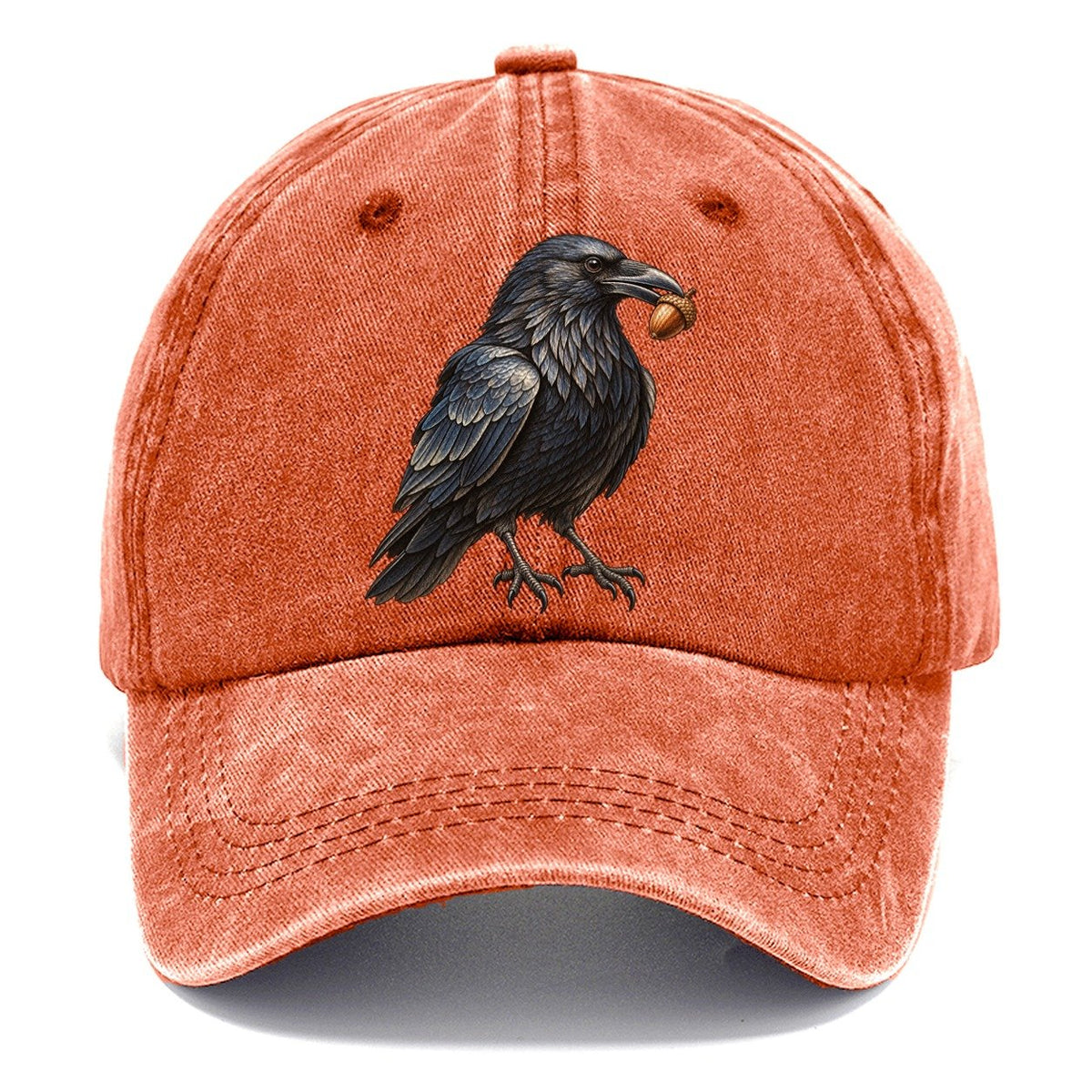 Raven With Acorn Everyday Originals Classic Cap – Terracotta Clay