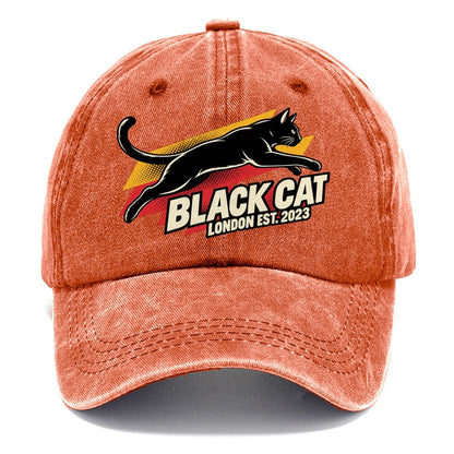 Black Cat London Pop Art Classic Cap – Terracotta Clay