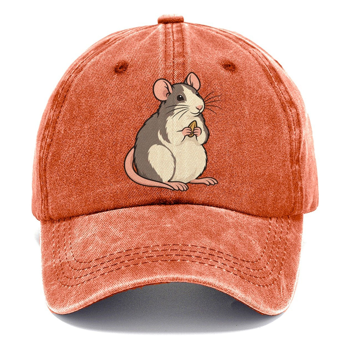 Fancy Rat Seed Hold Small Pet Logos Classic Cap – Terracotta Clay
