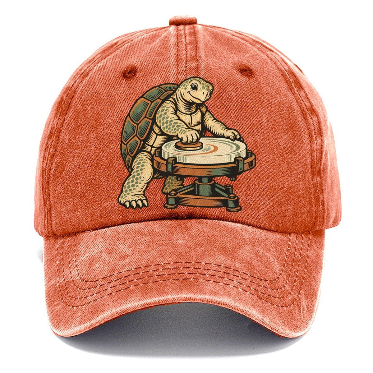 Turtle Lens Grinder Sundown Familiars Classic Cap – Terracotta Clay