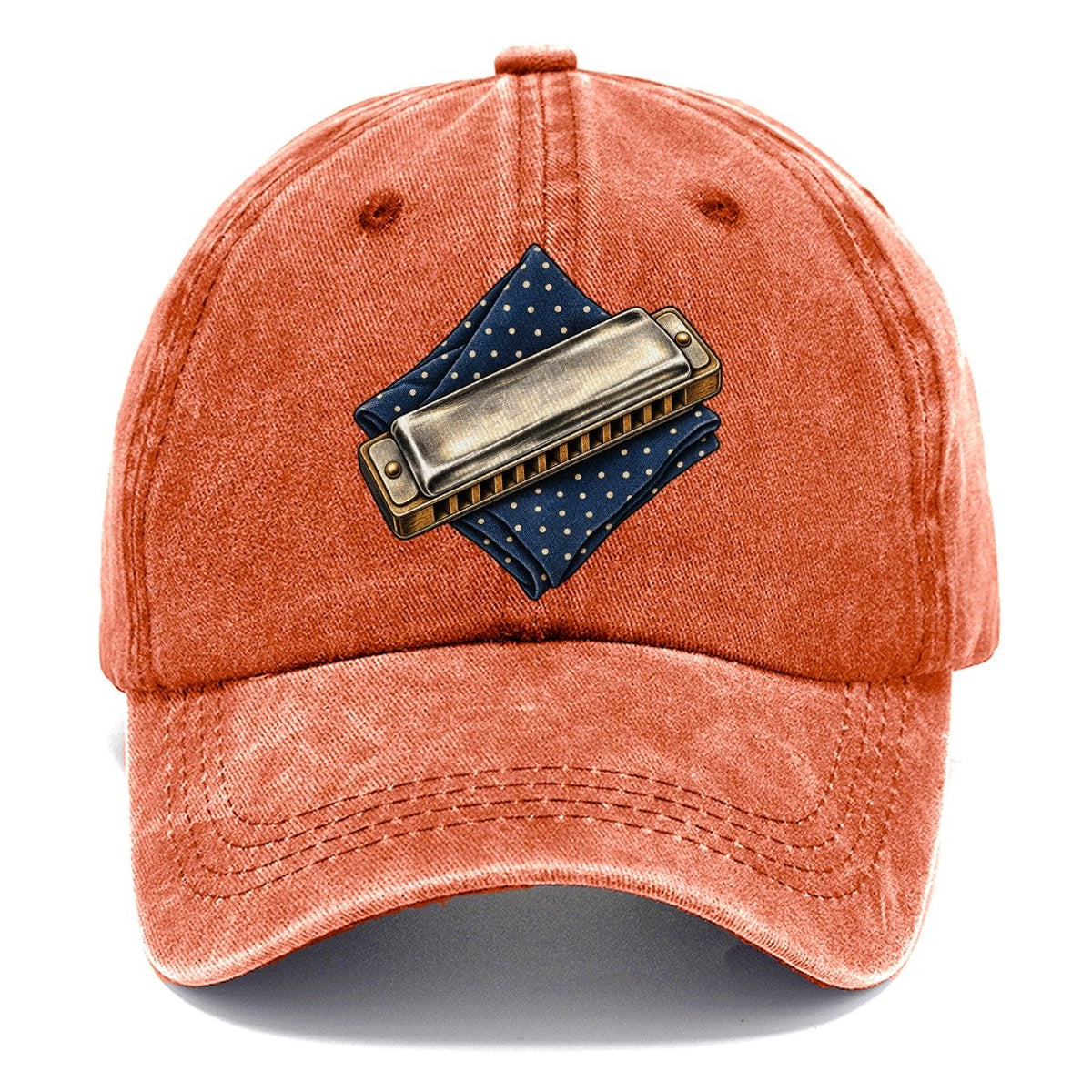 Harmonica Indigo Fold Pastimes Companions Classic Cap – Terracotta Clay