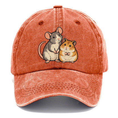 Rat And Hamster Small Pet Logos Classic Cap – Terracotta Clay