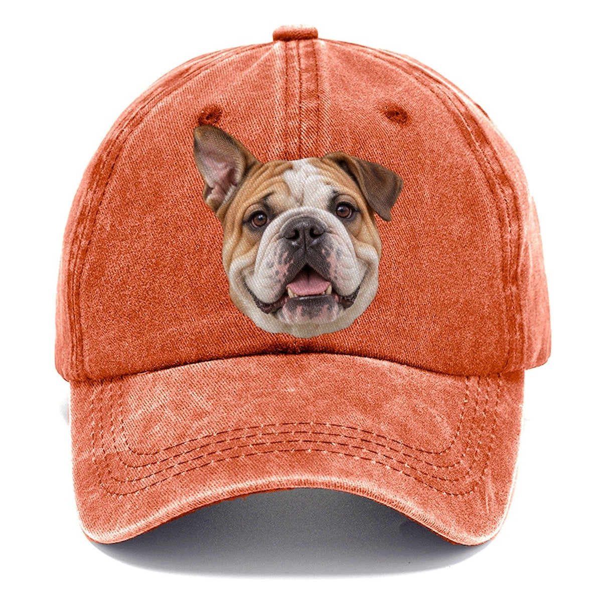 Bulldog One Ear Up Everyday Originals Classic Cap – Terracotta Clay