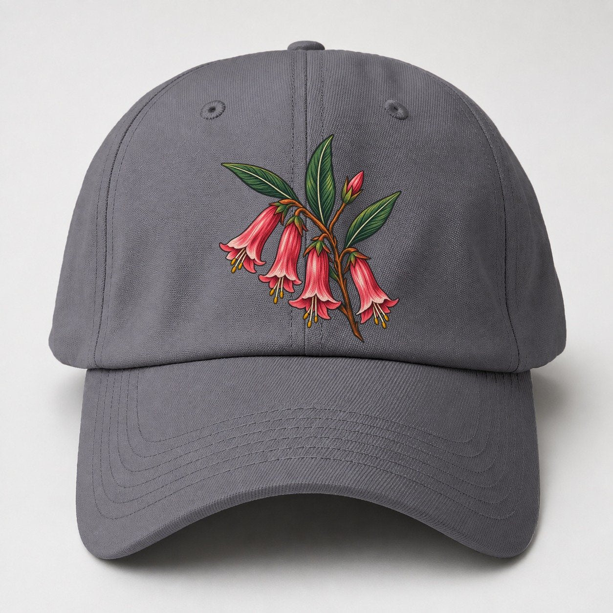 Victoria Common Pink Heath Australia Cultural Icons Baseball Cap – Grey