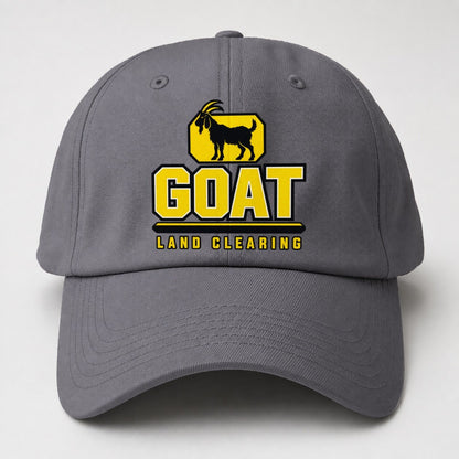 Goat Land Clearing Heavy Duty Baseball Cap – Grey