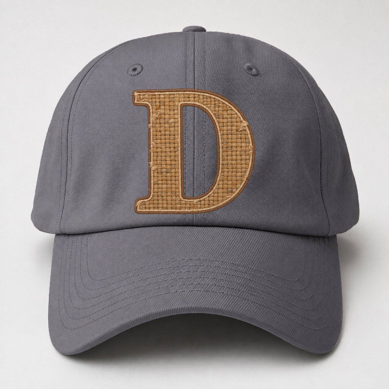 Woven Tweed D Monogram Baseball Cap – Grey