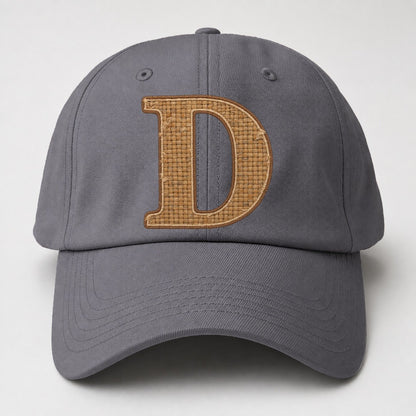 Woven Tweed D Monogram Baseball Cap – Grey