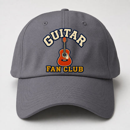 Guitar Fan Club Baseball Cap – Grey