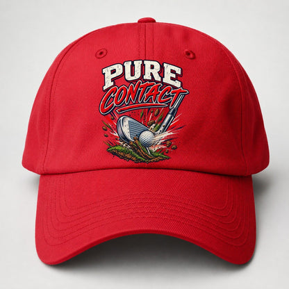 Pure Contact Golf Life Baseball Cap – Red