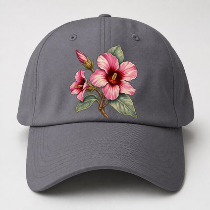 Northern Territory Sturt Desert Rose Australia Cultural Icons Baseball Cap – Grey