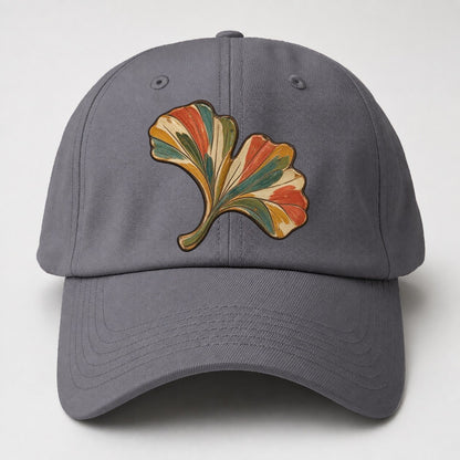 Single Ginkgo Rest Gentle Wild Baseball Cap – Grey