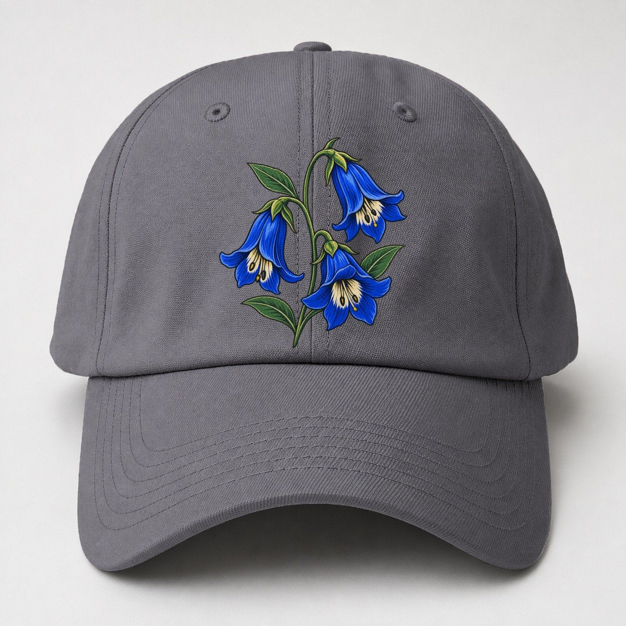 Australian Capital Territory Royal Bluebells Australia Cultural Icons Baseball Cap – Grey