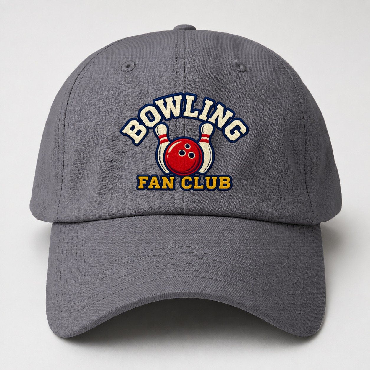 Bowling Fan Club Baseball Cap – Grey