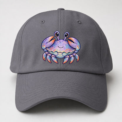 Crab Tucked Claw Hug Sea Sprite Baseball Cap – Grey