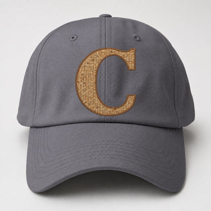 Woven Tweed C Monogram Baseball Cap – Grey
