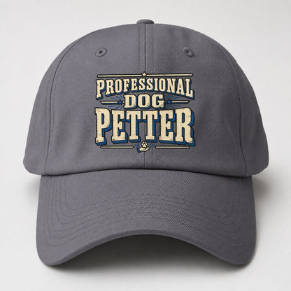 Professional Dog Petter American Wit Baseball Cap – Grey
