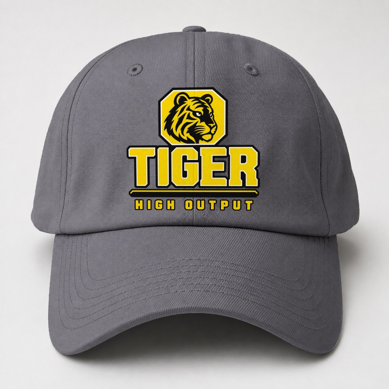 Tiger High Output Heavy Duty Baseball Cap – Grey