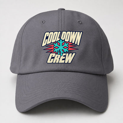 Cool Down Crew 90S Running Clubs Baseball Cap – Grey
