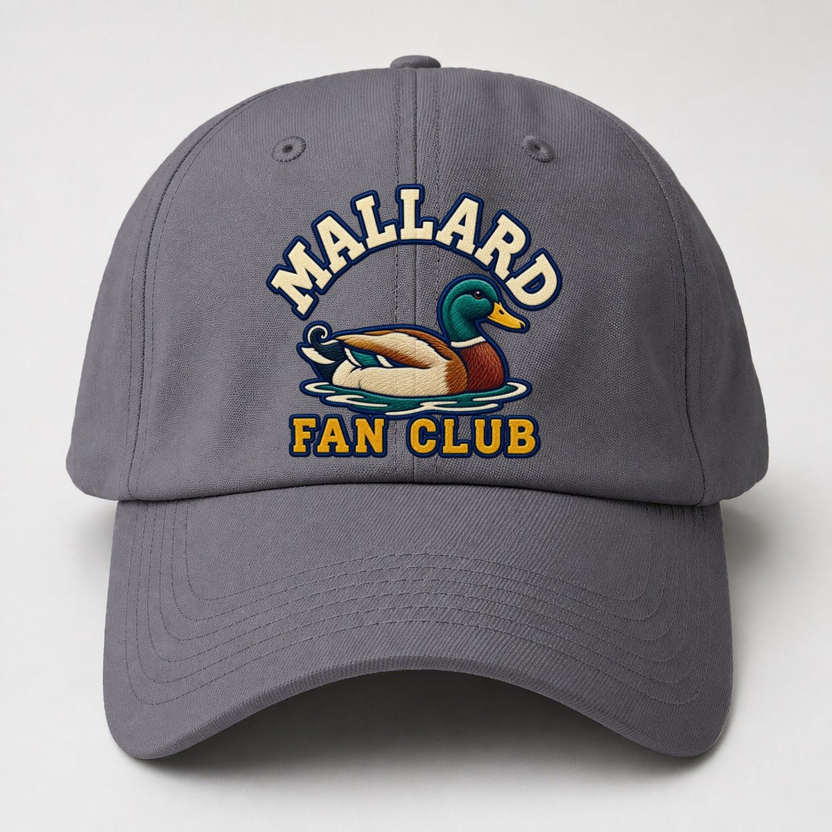 Mallard Fan Club Baseball Cap – Grey