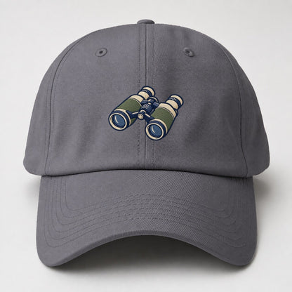 Field Binoculars Tiny Solo Marks Baseball Cap – Grey