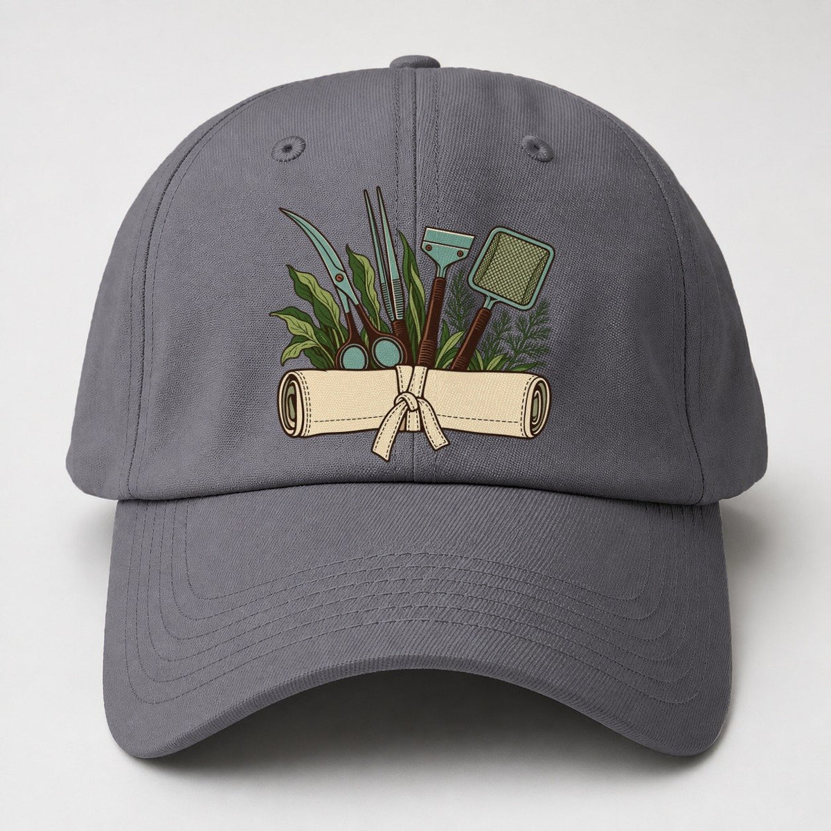 Aquarium Tool Roll Aquarium Keeping Baseball Cap – Grey