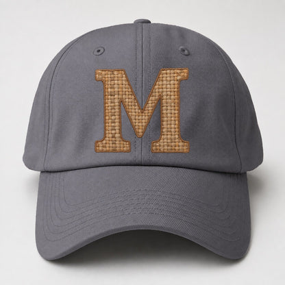 Woven Tweed M Monogram Baseball Cap – Grey