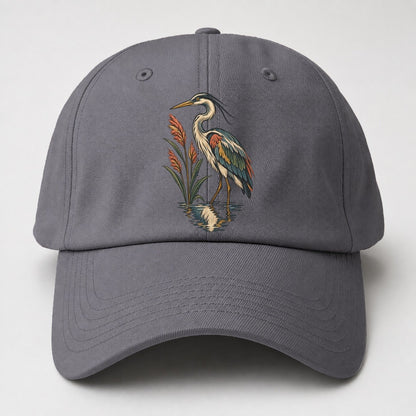 Heron Reed Mirror Gentle Wild Baseball Cap – Grey