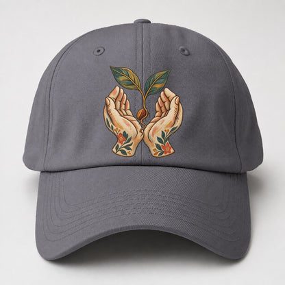 Open Hands Seedling Gentle Wild Baseball Cap – Grey