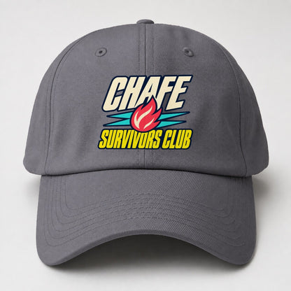 Chafe Survivors Club 90S Running Clubs Baseball Cap – Grey