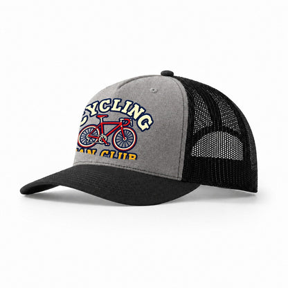 Cycling Fan Club Trucker Hat – Grey Black